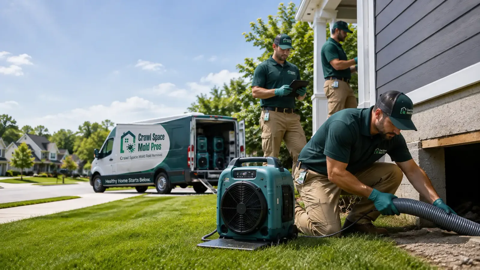 Crawl Space Mold Removal in Presque Isle, WI